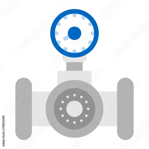 Pressure Checking icon vector image. Can be used for Plumbing.