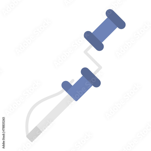Closet Auger icon vector image. Can be used for Plumbing.
