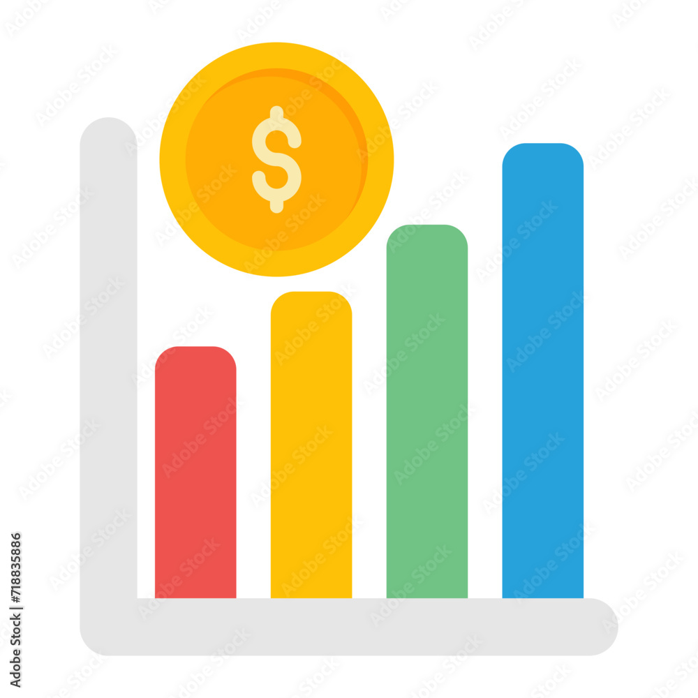 Gross Profit icon vector image. Can be used for Finance. Gross Profit icon vector image. Can be used for Finance.