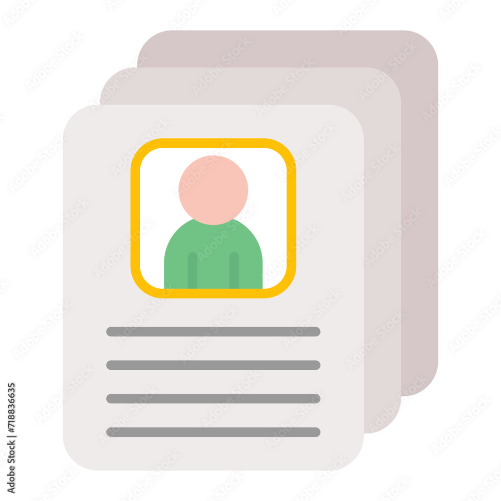 Reading Resumes icon vector image. Can be used for Recruitment Agency. Reading Resumes icon vector image. Can be used for Recruitment Agency.