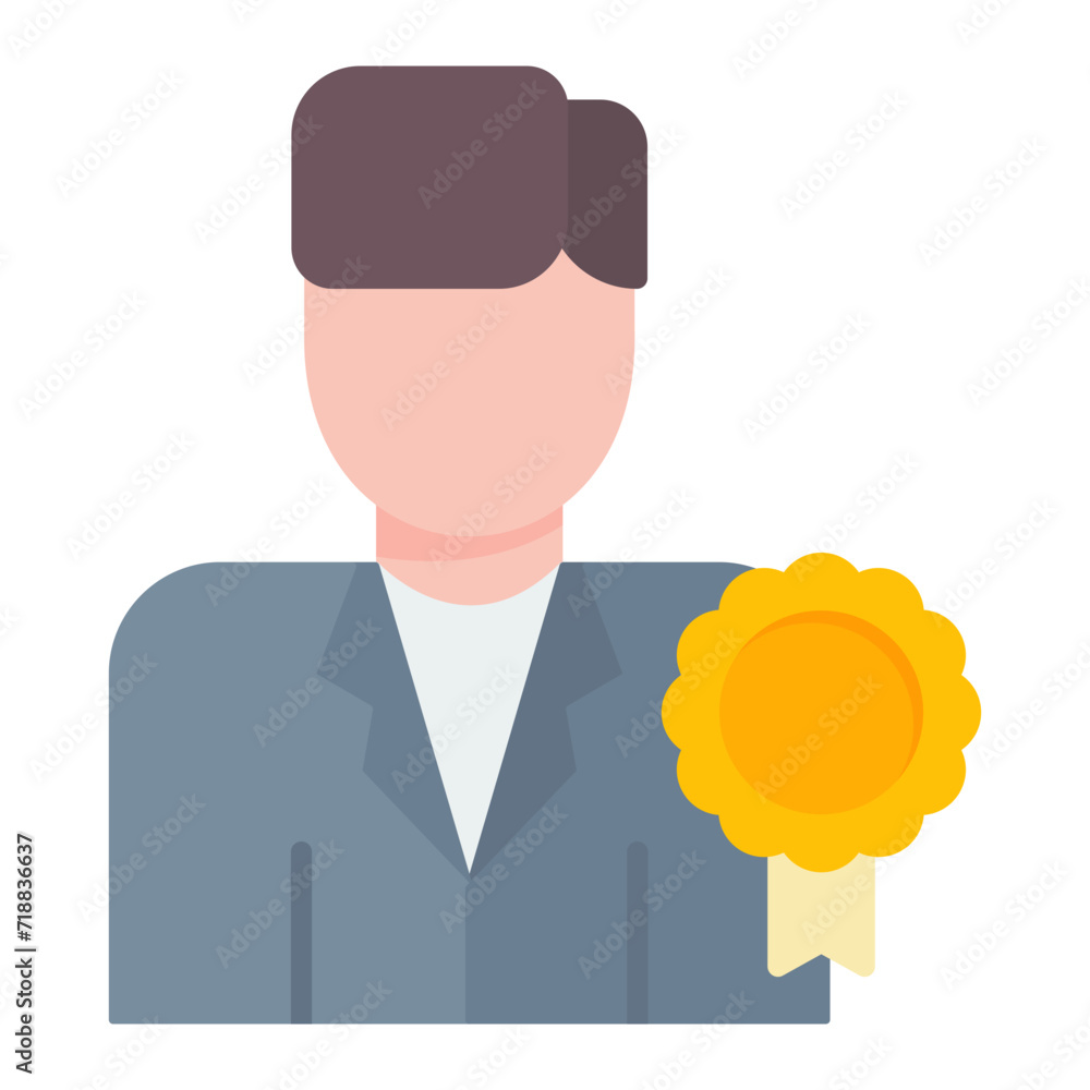 Professional Male icon vector image. Can be used for Recruitment Agency. Professional Male icon vector image. Can be used for Recruitment Agency.