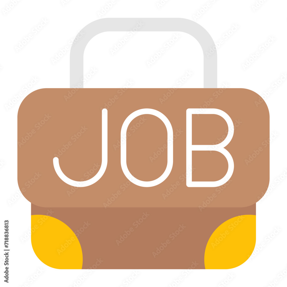 Job icon vector image. Can be used for Recruitment Agency. Job icon vector image. Can be used for Recruitment Agency.