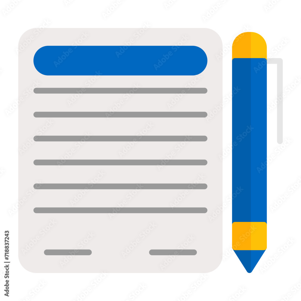 Contract Agreemen icon vector image. Can be used for Recruitment Agency. Contract Agreemen icon vector image. Can be used for Recruitment Agency.