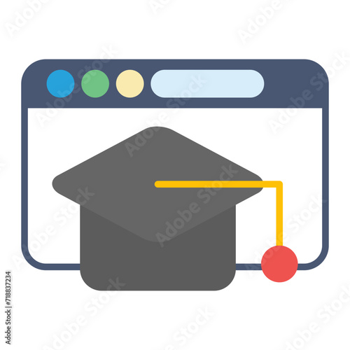 Courses icon vector image. Can be used for Recruitment Agency.