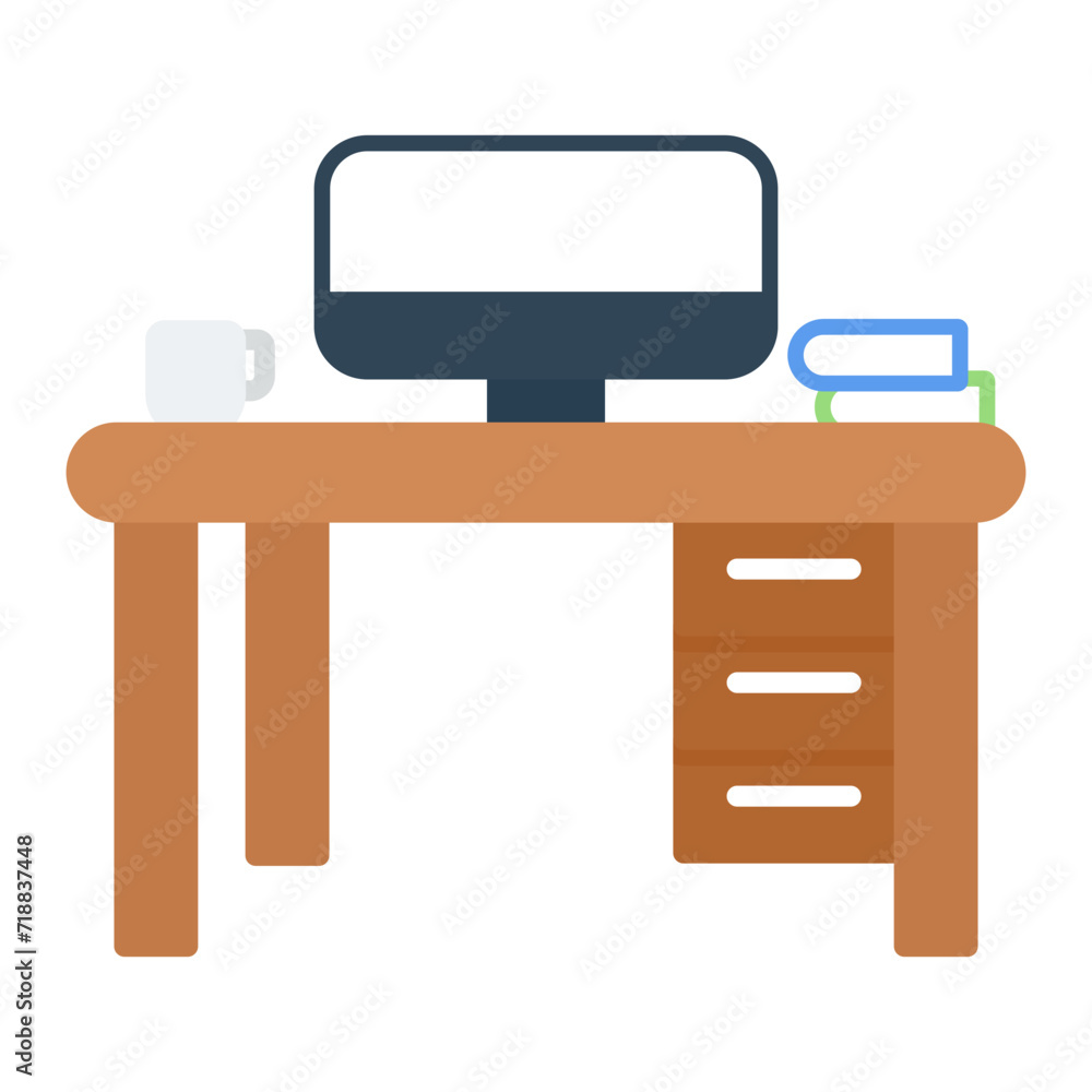 Workspace icon vector image. Can be used for Creativity.