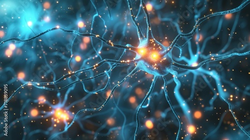 Neuronal Network Activity Concept