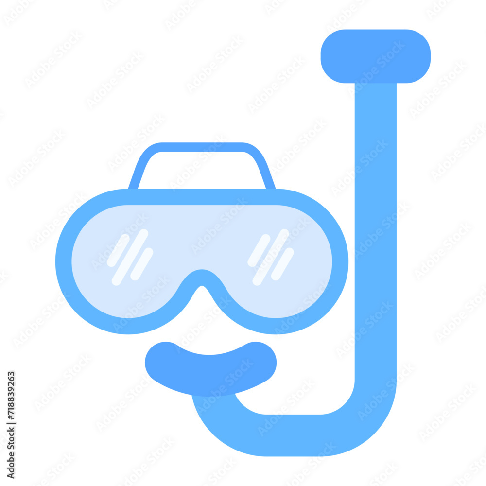 Prescription Diving Goggles icon vector image. Can be used for Optometrist. Prescription Diving Goggles icon vector image. Can be used for Optometrist.