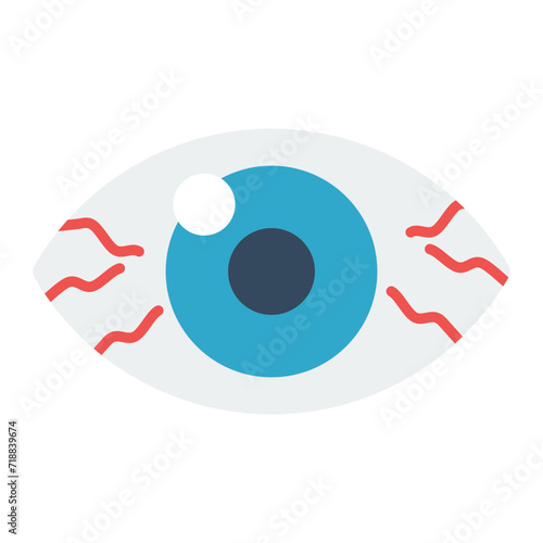Cataract icon vector image. Can be used for Optometrist.