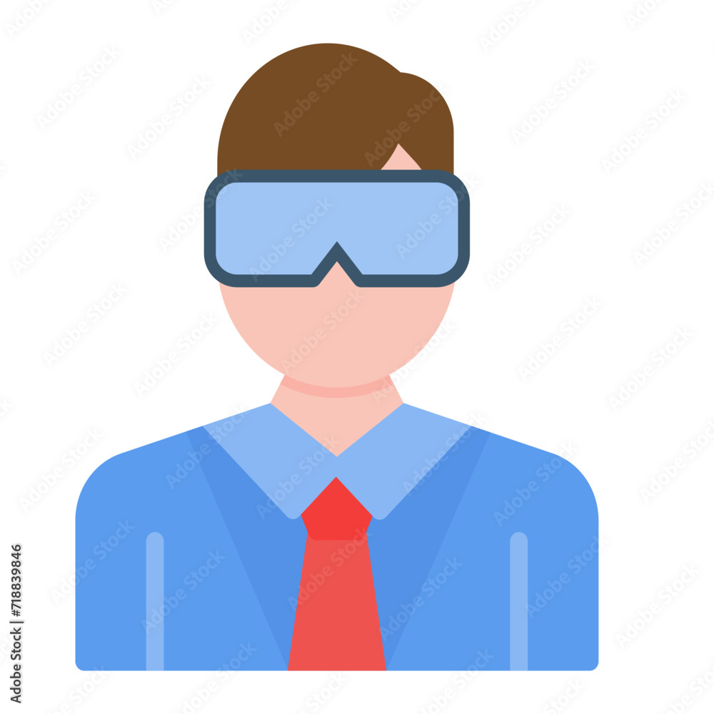 Virtual Reality icon vector image. Can be used for New Media. Virtual Reality icon vector image. Can be used for New Media.