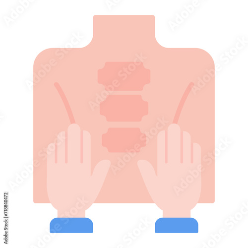Osteopathic Medicine icon vector image. Can be used for Alternative Medicine.