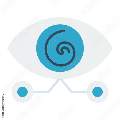 Hypnosis icon vector image. Can be used for Alternative Medicine.