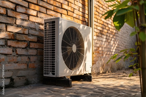 Efficient AC Heater Unit: Energy-Saving Solution Against Brick Wall