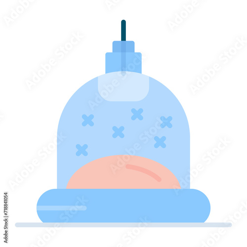 Cupping Therapy icon vector image. Can be used for Alternative Medicine.