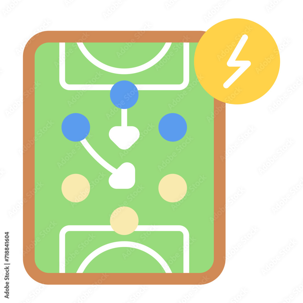 Offensive Strategies icon vector image. Can be used for Hockey. Offensive Strategies icon vector image. Can be used for Hockey.