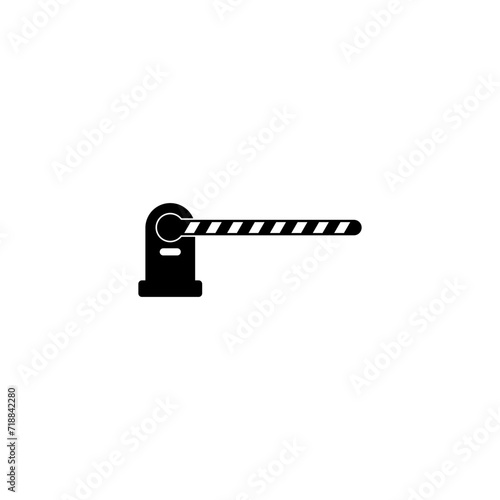 Barrier icon isolated on white background 