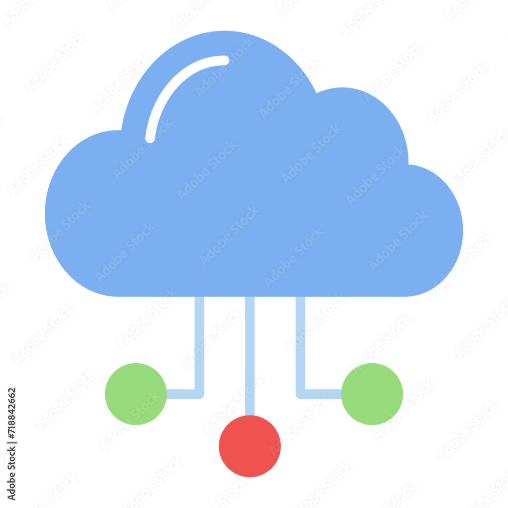 Cloud icon vector image. Can be used for The Future. Cloud icon vector image. Can be used for The Future.
