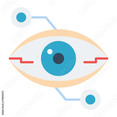 Bionics icon vector image. Can be used for The Future.