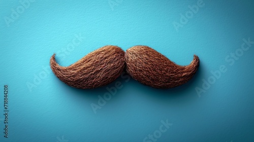 Mustache Mania: The Latest Trend in Facial Hair Generative AI photo