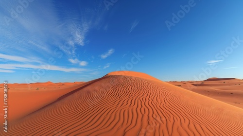 真っ赤な砂の砂丘 
