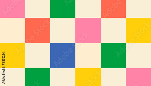 abstract background with colored squares