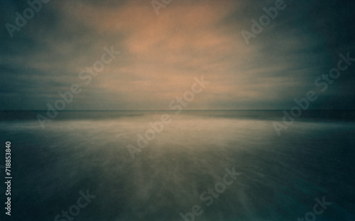 Pinhole seascape photos shot on film with pinhole camera 6x9 photo