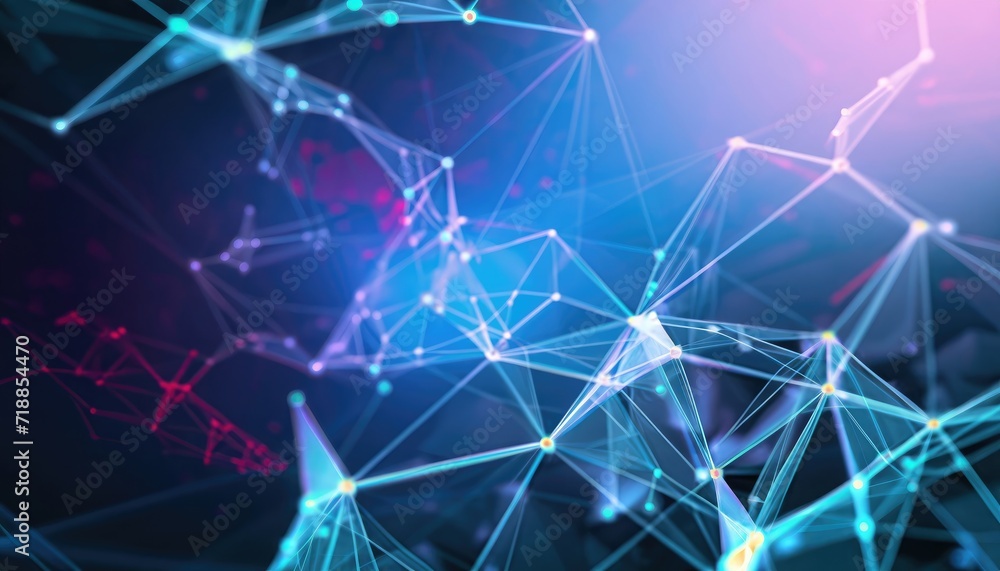 3d modern data technology background with plexus design 3d modern data technology background with plexus design