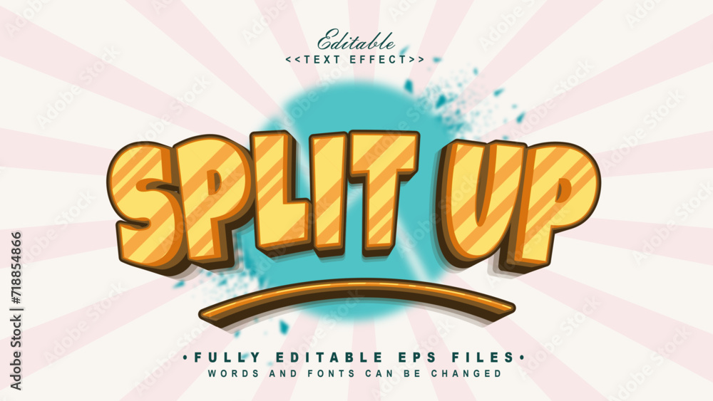 editable split up text effect.typhography logo editable split up text effect.typhography logo