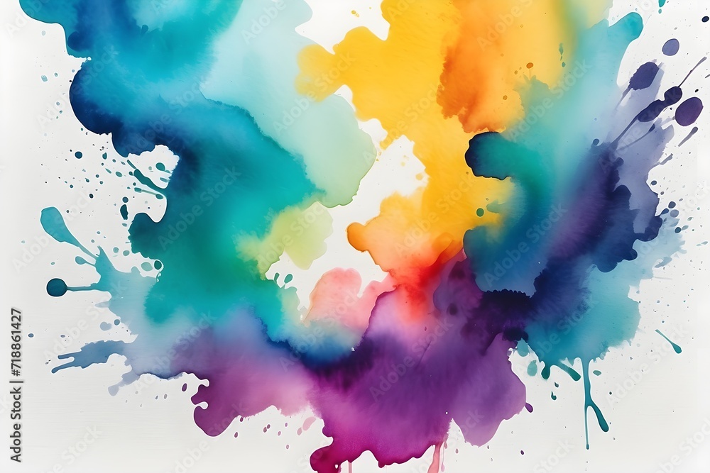 Captivating Watercolor Stains background