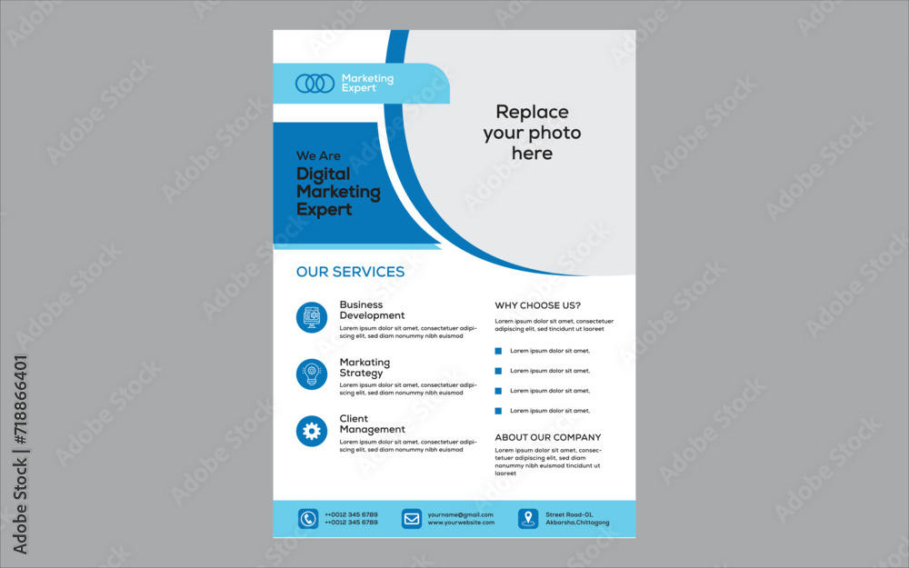 Corporate Flyer Design,Vector and business tamplate Corporate Flyer Design,Vector and business tamplate
