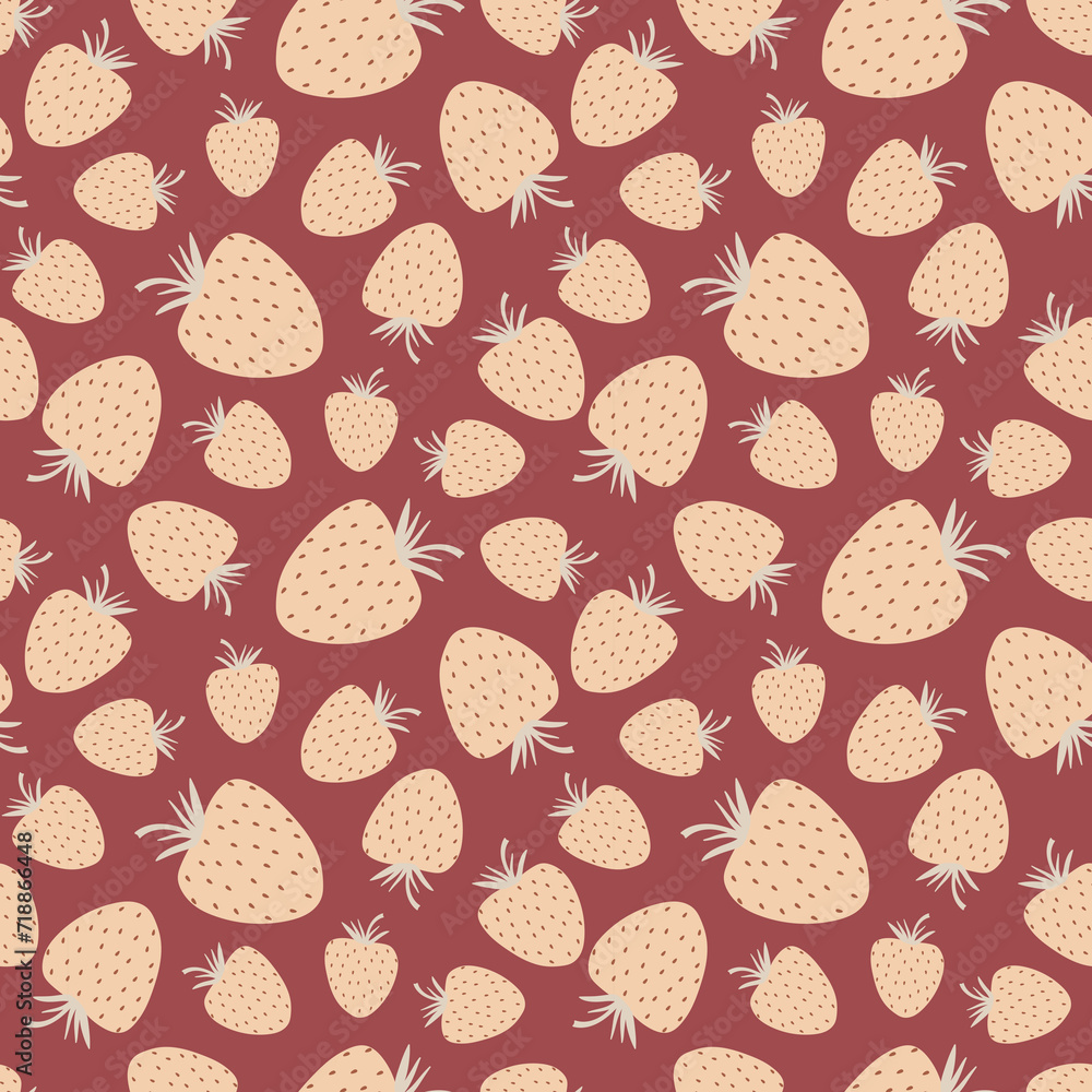 Seamless strawberry pattern, Cute summer background, Healthy natural berry print, Summer fruit wallpaper., Tasty strawberry, Colorful food backdrop, Perfect for fabric, packaging, stationary Seamless strawberry pattern, Cute summer background, Healthy natural berry print, Summer fruit wallpaper., Tasty strawberry, Colorful food backdrop, Perfect for fabric, packaging, stationary