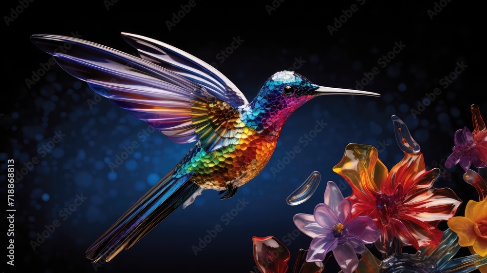 hummingbird and flowers hummingbird and flowers