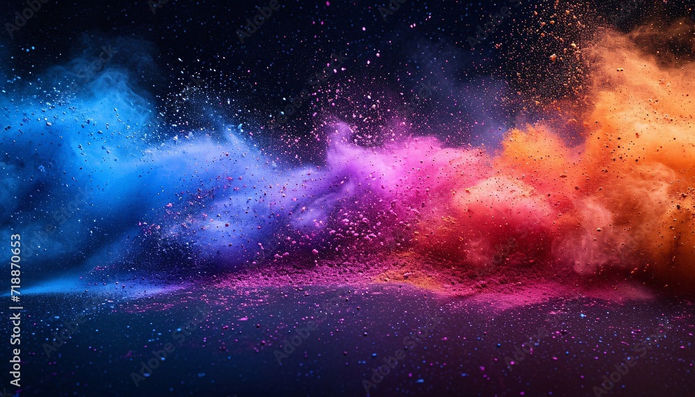 Colorful Explosion of Paint Powder: A Spectacular Splash for the Month of April Generative AI Colorful Explosion of Paint Powder: A Spectacular Splash for the Month of April Generative AI