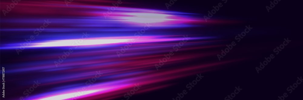 Modern abstract high speed light glare effect. Futuristic technology of dynamic movement and speed.
Modern abstract high speed light glare effect. Futuristic technology of dynamic movement and speed.
