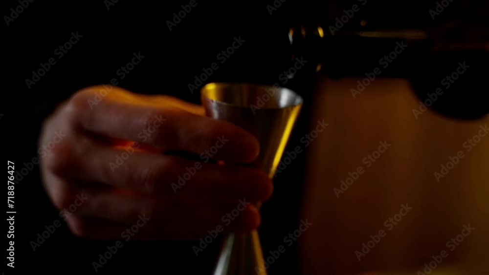 Dosing Red Wine in Bar Environment Dosing Red Wine in Bar Environment