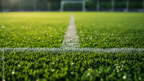 Pitch Perfect: A Textured Soccer Field Background