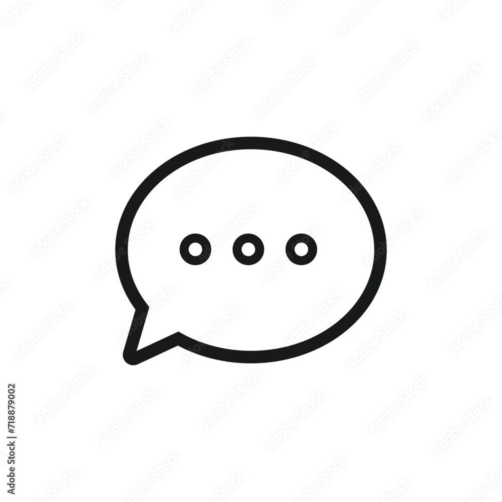 Set of Chat Message Bubbles Vector Icon. Communication icons. Talk bubble, dialog. Web icon . Set of Chat Message Bubbles Vector Icon. Communication icons. Talk bubble, dialog. Web icon .