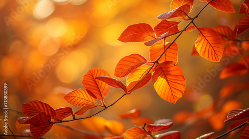 Red and orange autumn