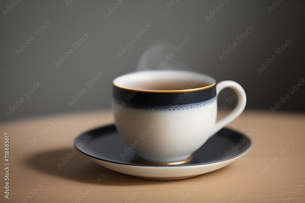 A cup of aromatic Earl Grey tea with a lemon twist A cup of aromatic Earl Grey tea with a lemon twist