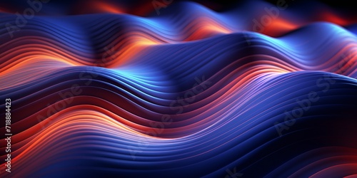 Sound waves background, 3D rendered in vibrant colors , Sound waves background, 3D rendered, vibrant colors