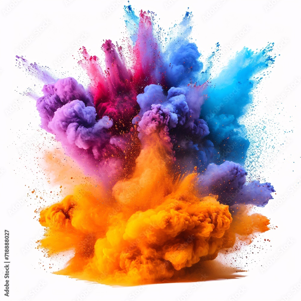 Colorful Explosion of Paint Powder: A Monthly Art Event Inspiration Generative AI Colorful Explosion of Paint Powder: A Monthly Art Event Inspiration Generative AI