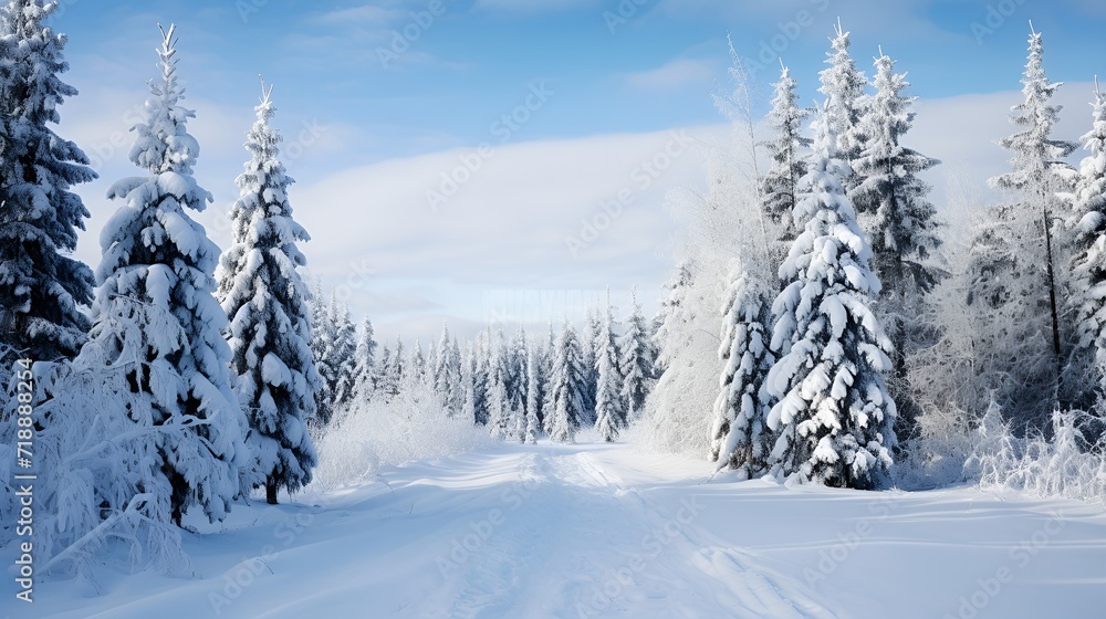 Snow,covered pine trees contributing to a healthy eco system , Snow,covered pine trees, healthy eco system, winter Snow,covered pine trees contributing to a healthy eco system , Snow,covered pine trees, healthy eco system, winter