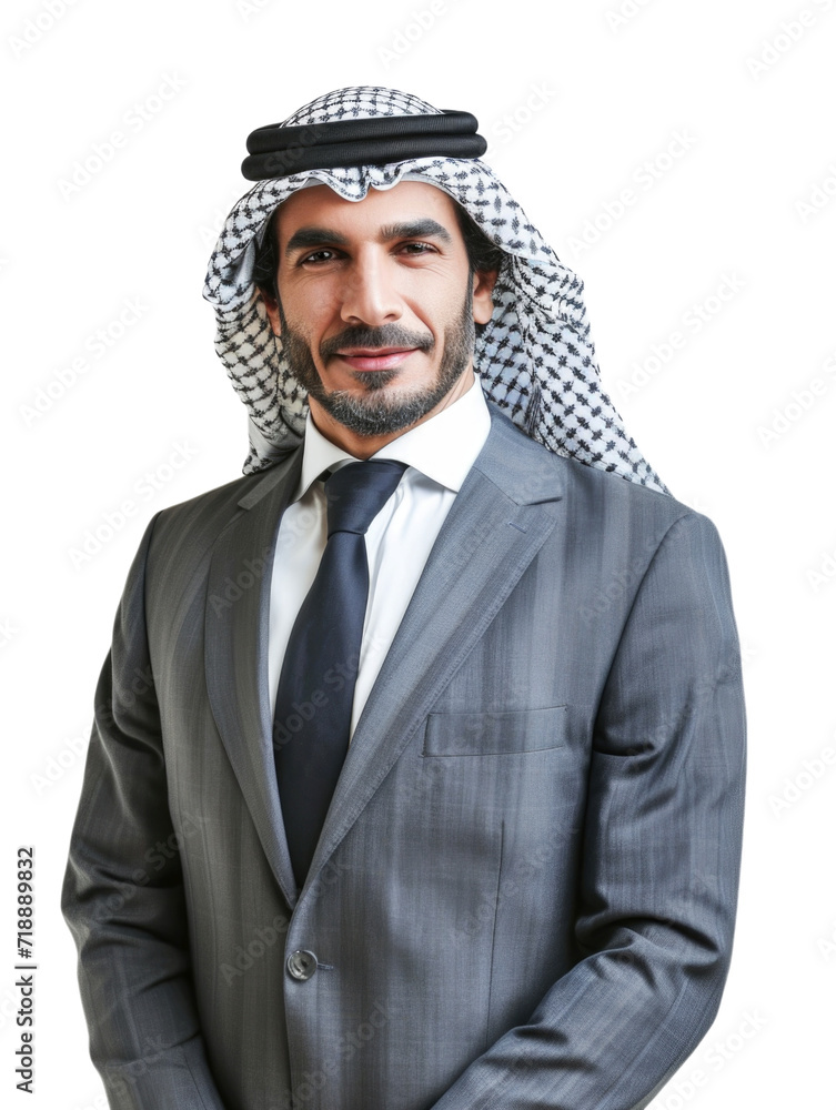 Arab business man with emotion transparent background Arab business man with emotion transparent background
