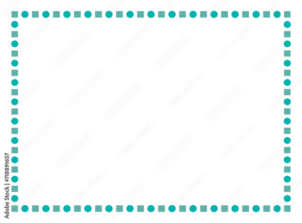 Vector frame with Squares and dots for your texte and photo, frame on a white background. Border frame deco vector illustration. Vector frame with Squares and dots for your texte and photo, frame on a white background. Border frame deco vector illustration.