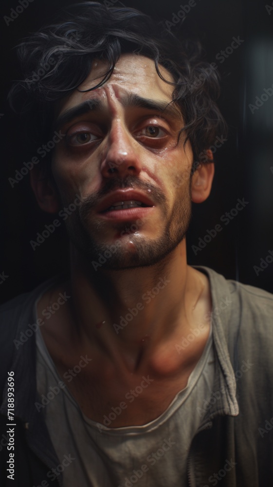 Fototapeta premium ritratto di giovane uomo di strada