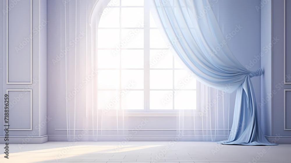 Gradient empty room wall model, minimalist interior, podium 3D product display Gradient empty room wall model, minimalist interior, podium 3D product display