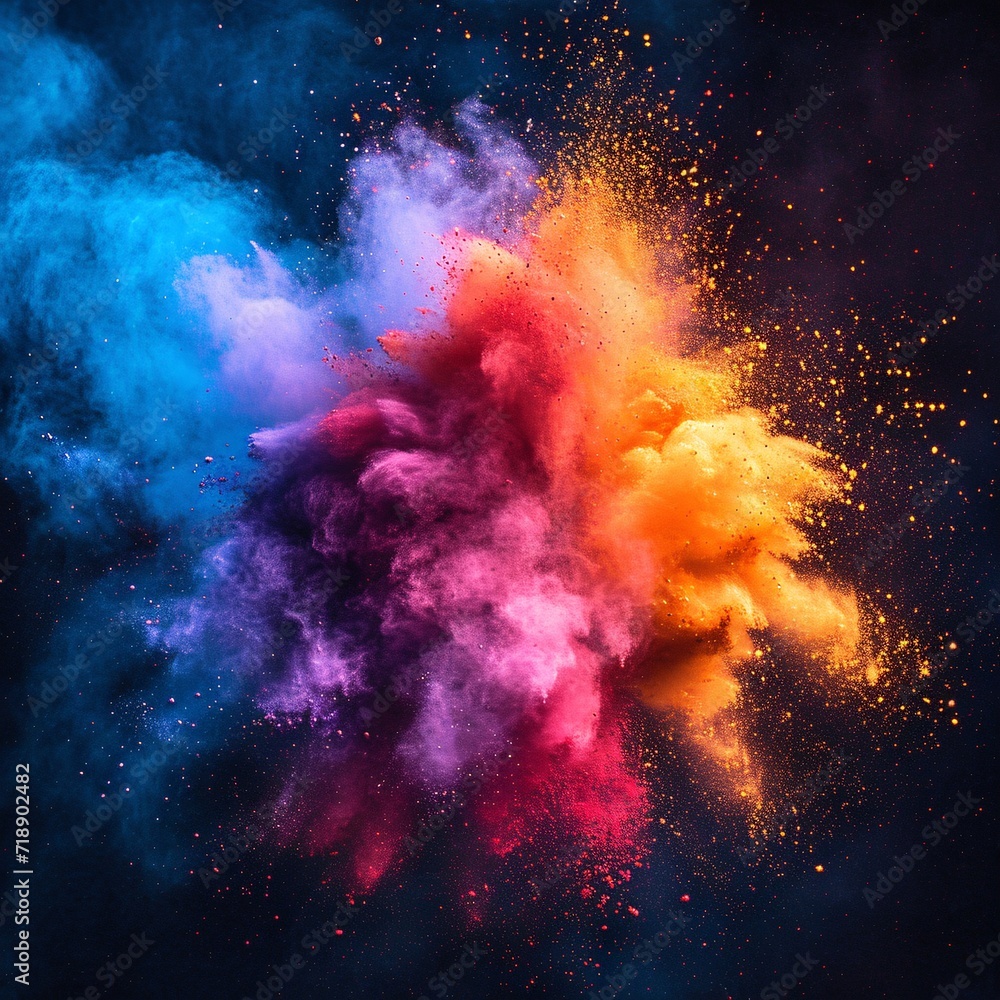 Colorful Explosion of Pride: LGBTQ+ Pride Month Celebration Generative AI Colorful Explosion of Pride: LGBTQ+ Pride Month Celebration Generative AI
