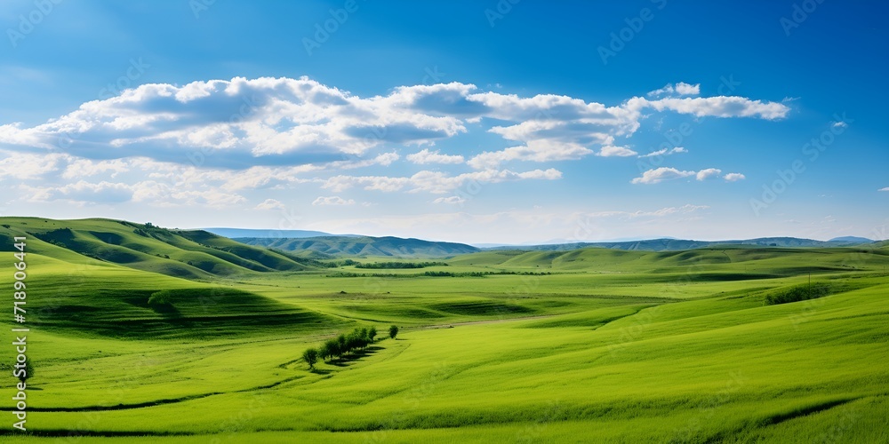Rolling hills panorama maintaining a healthy eco system , Rolling hills panorama, healthy eco system, hills