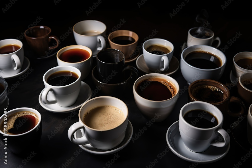 Cup coffee beans wooden. Hot espresso and coffee bean. Espresso coffee machine. Cup coffee beans wooden. Hot espresso and coffee bean. Espresso coffee machine.