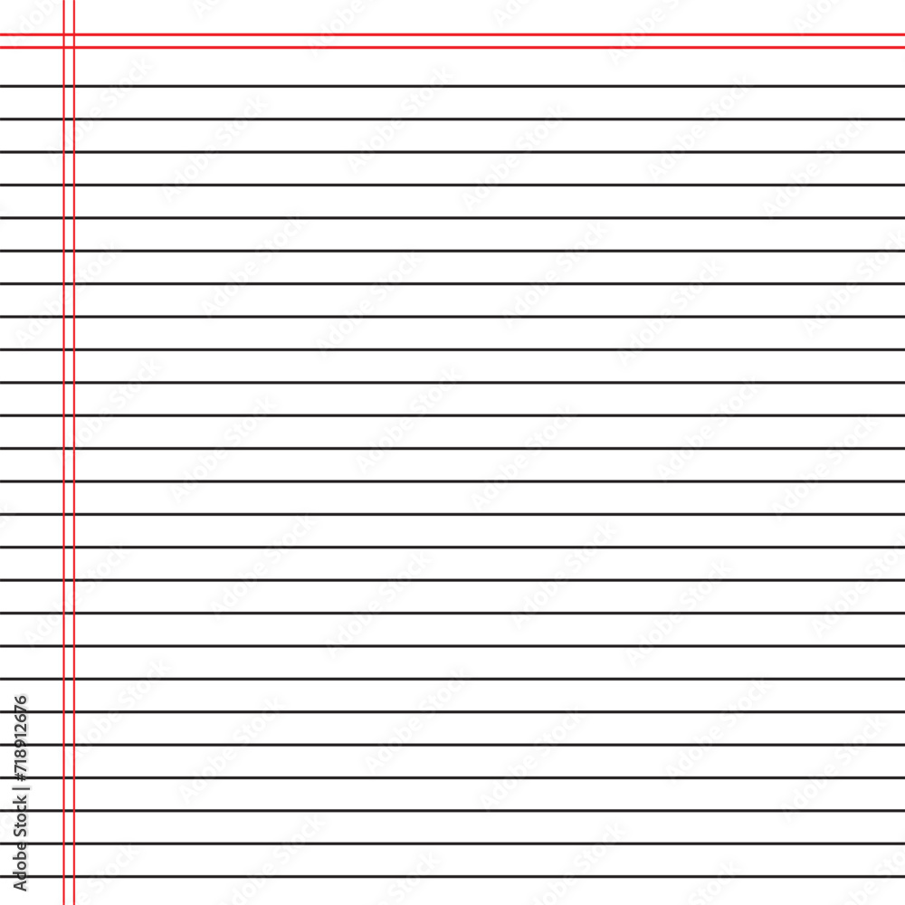 Lined paper from a notebook Lined paper from a notebook