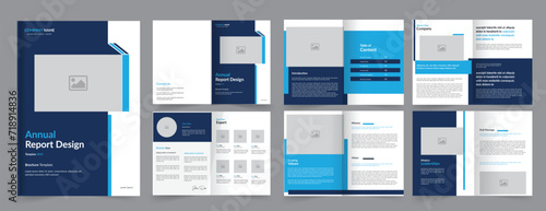 Annual Report Template, Professional Annual Report design Template